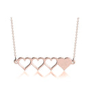 Initial Hearts Friendship Necklace Set