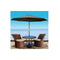 3M Umbrella Outdoor Pole Sun Beach Garden Deck Charcoal