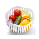 Instant Salad Maker Quick Healthy Vegetable Slicer White