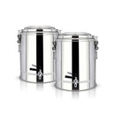 35L Stainless Steel Insulated Stock Pot Dispenser With Tap