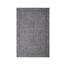 Interlace Grey White Silver Rug 190Cm X 280Cm