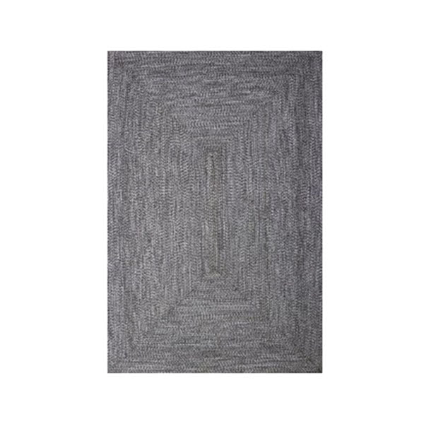 Interlace Grey White Silver Rug 190Cm X 280Cm