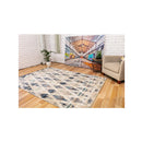 Intimate Blue Beige Soft Rug