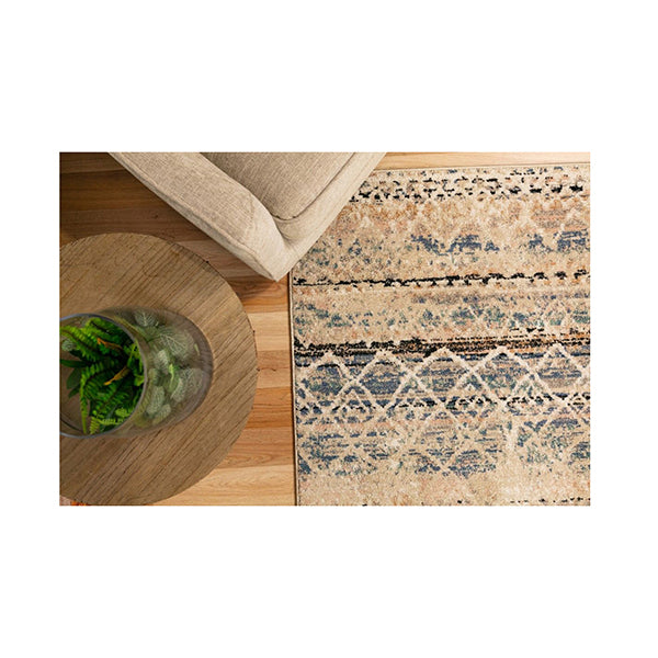Intimate Soft Design Blue Beige Rug