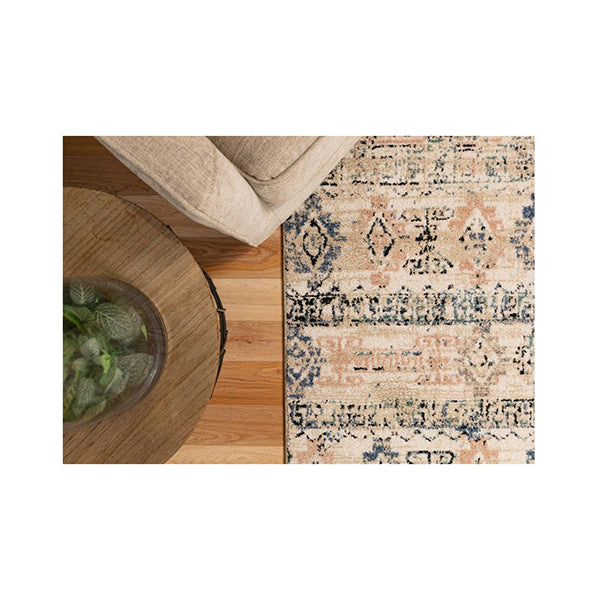 Intimate Ivory Beige Design Rug