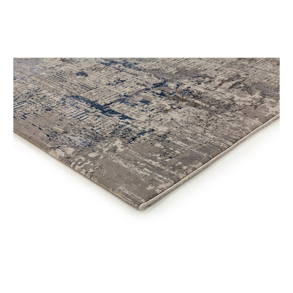 Ivory Floor Rugs With A Traditional Floral Blue And Grey 240 X 330Cm