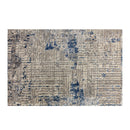 Ivory Floor Rugs With A Traditional Floral Blue And Grey 240 X 330Cm