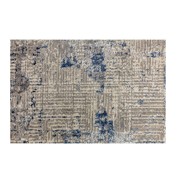Ivory Floor Rugs With A Traditional Floral Blue And Grey 240 X 330Cm