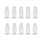 10X 300Ml Pet Juice Bottles Empty Plastic Recyclable Clear Tamper Cap