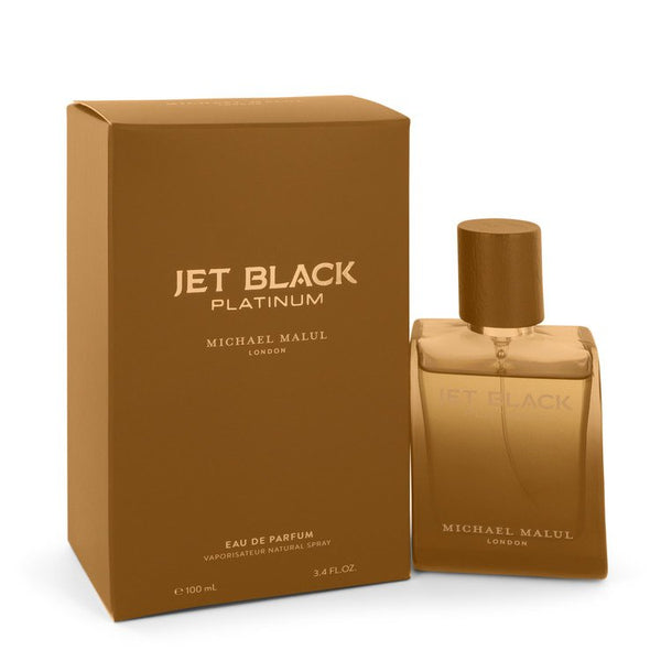 Jet Black Platinum Eau De Parfum Spray By Michael Malul 100 ml