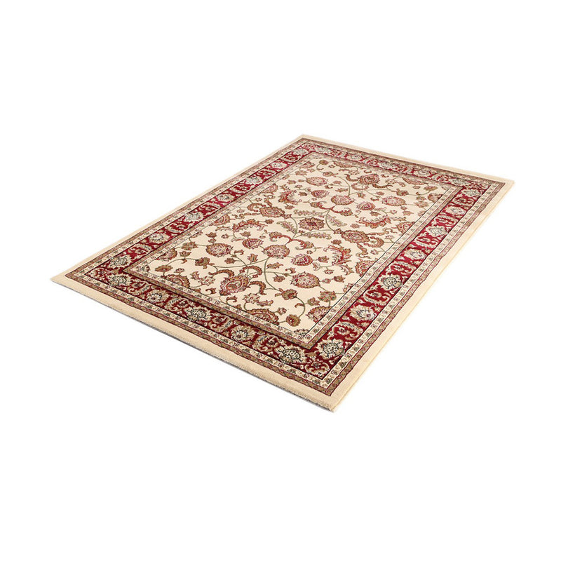 Ash Cream Red Rug