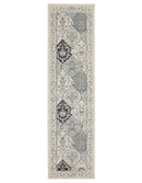 Jewel Blue Navy Grey Rug