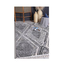 Jester Black And White Geometric Rug