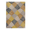 Jester Golden Yellow Pattern Rug 200X140Cm