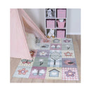 Jolly Toes Cross Stitch Chalet 160 X 230Cm Kids Rug