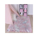 Jolly Toes Light Wings Pink 160 X 230Cm Kids Rug