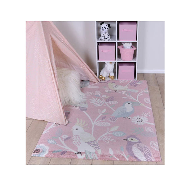 Jolly Toes Light Wings Pink 160 X 230Cm Kids Rug