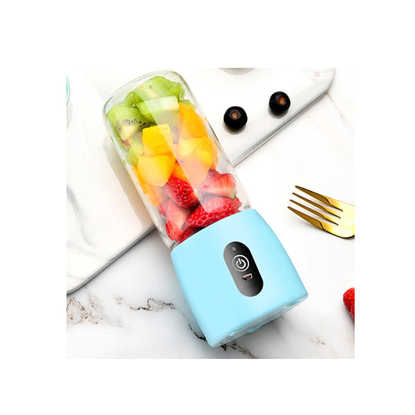 Portable Mini Juice Extractor Fruit Mixer Juicer Blue