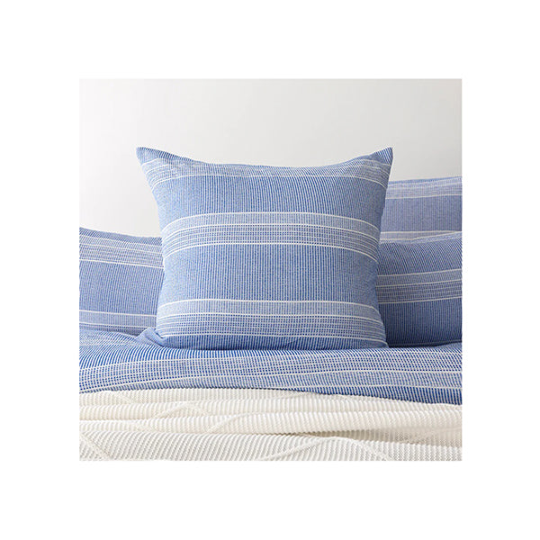 Bambury Juna European Pillowcase Blue