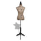 Jute Ladies Bust Mannequin - Brown  And Black