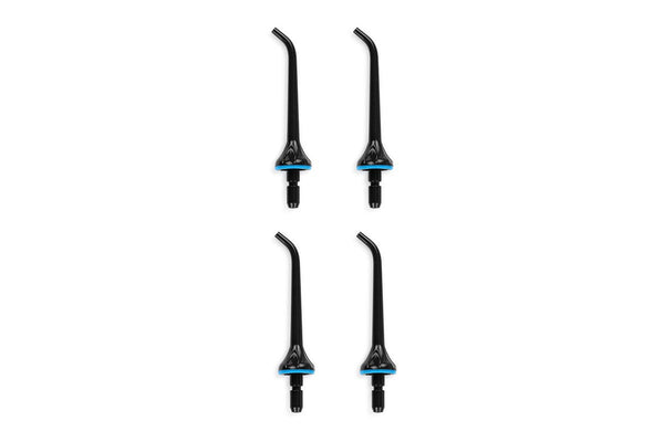 Replacement Tip for Kogan Cordless Advanced Water Flosser (Black, 4 Pack)