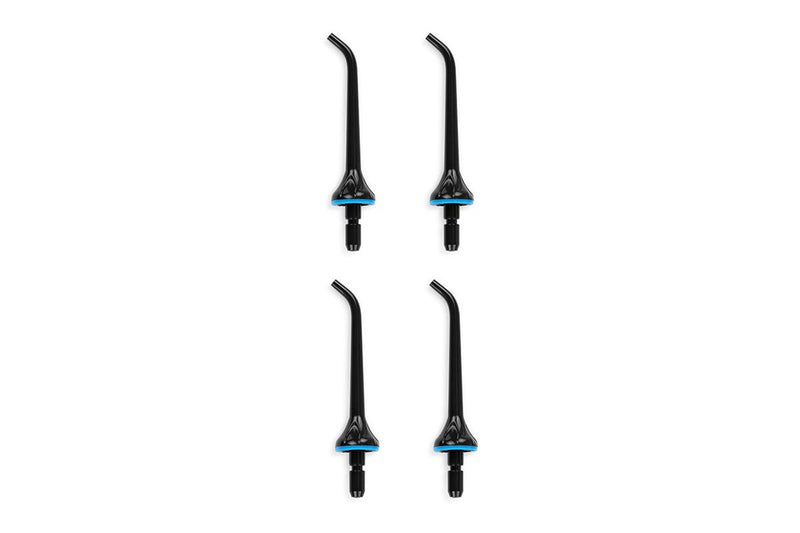 Replacement Tip for Kogan Cordless Advanced Water Flosser (Black, 4 Pack)