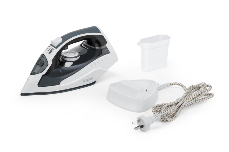 Kogan 2400W DuoGlide Cordless and Corded Steam Iron