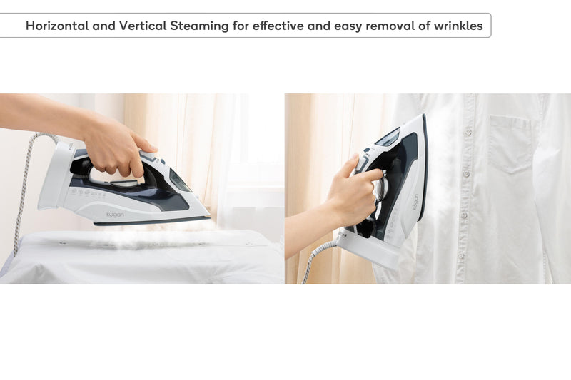 Kogan 2400W DuoGlide Cordless and Corded Steam Iron