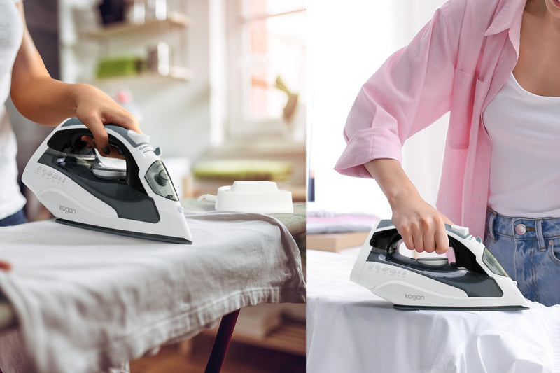 Kogan 2400W DuoGlide Cordless and Corded Steam Iron