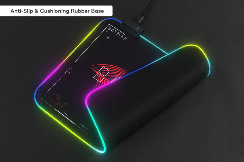 Kogan Batman Edition RGB LED Gaming Mouse Pad (36 x 26cm)