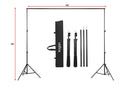 Kogan Photography Background Stand with 3 Backdrops Kit