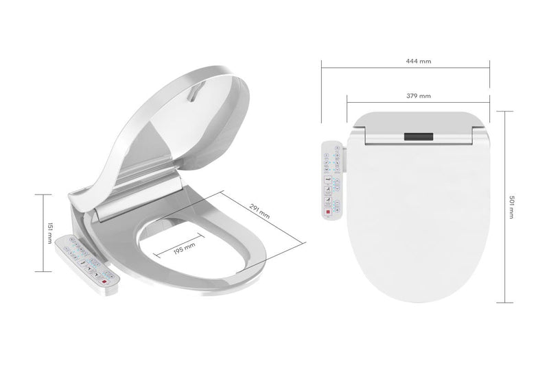 Kogan Smart Wash & Dry Electric Bidet Toilet Seat