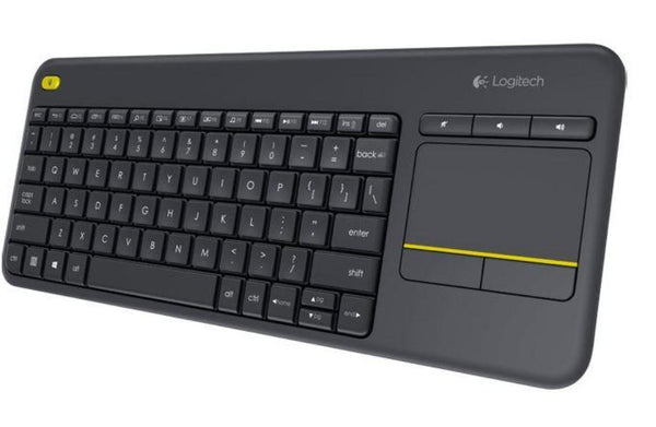 K400 Plus Wireless Keyboard with Touchpad & Entertainment Media Keys