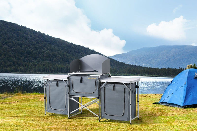 Komodo Deluxe Foldable Camping and Caravanning Kitchen