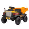Electric Ride On Toy Dump Truck with Bluetooth Music - Yellow