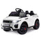White 12V Toy Remote Control Kids Ride On Electric Cars