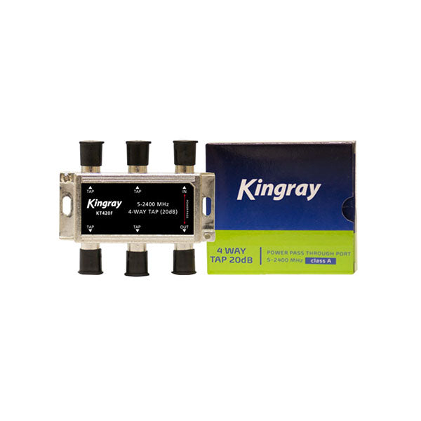 Kingray 4 Way 20dB Tap 5 to 2400Mhz