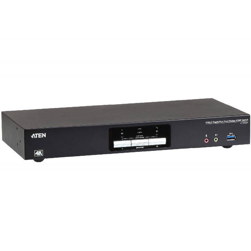 Aten 2-Port USB 3.0 4K DisplayPort Dual Display KVMP Switch