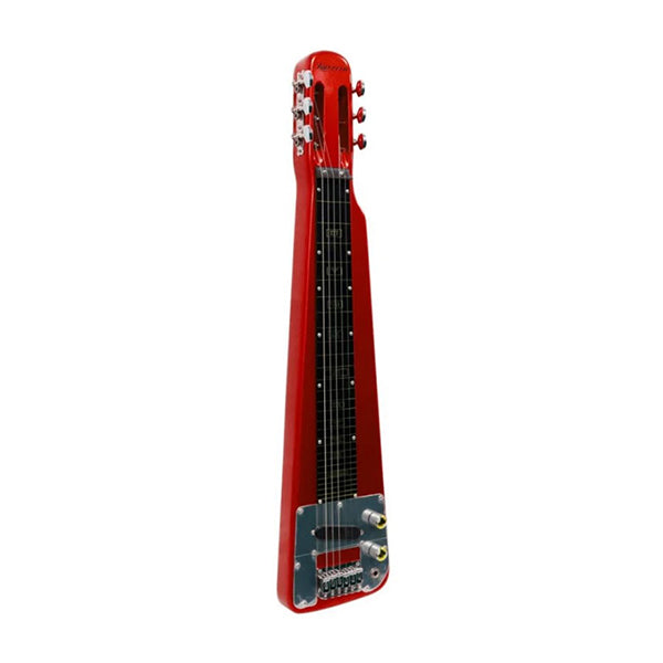 6 String Steel Lap Guitar Metallic Red