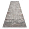 Kenny Grey Hallway Runner Polypropylene Rug