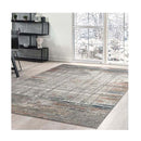Kenny Grey Hallway Runner Polypropylene Rug