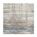 Kenny Grey Hallway Runner Polypropylene Rug