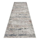 Kenny Light Grey Hallway Runner Polypropylene Rug