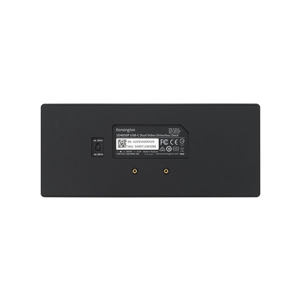 Kensington Sd4850P Usb Type C Docking Station For Notebook Monitor