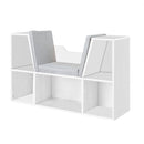 Kids Bookcase Toys Box Shelf Storage Cabinet Container Organiser White