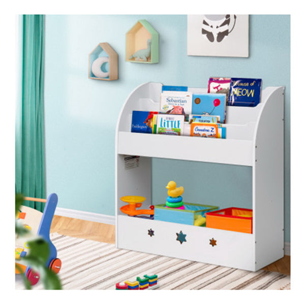 Kids Bookshelf Children Toys Storage Shelf Rack Organiser Display