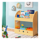 Kids Bookshelf Children Toys Storage Shelf Rack Organiser Display