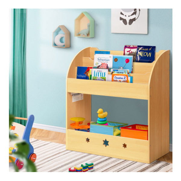 Kids Bookshelf Children Toys Storage Shelf Rack Organiser Display