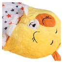 Kids Pillow Sleeping Bag Yellow