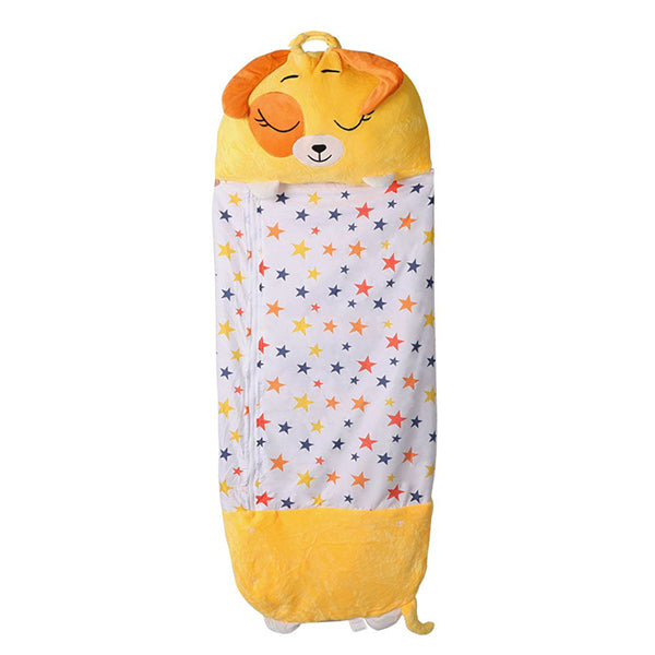 Kids Pillow Sleeping Bag Yellow